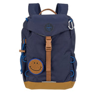 Backpack "Mini Rolltop Happy Prints Dark Blue"