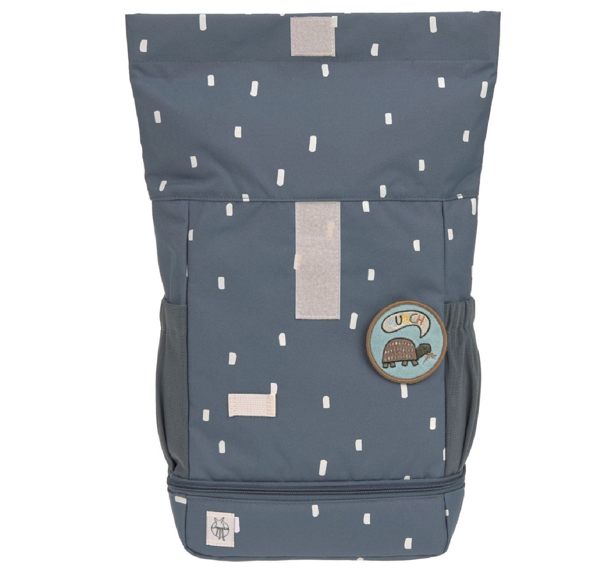 Rucksack "Mini Rolltop Happy Prints Dunkelblau”