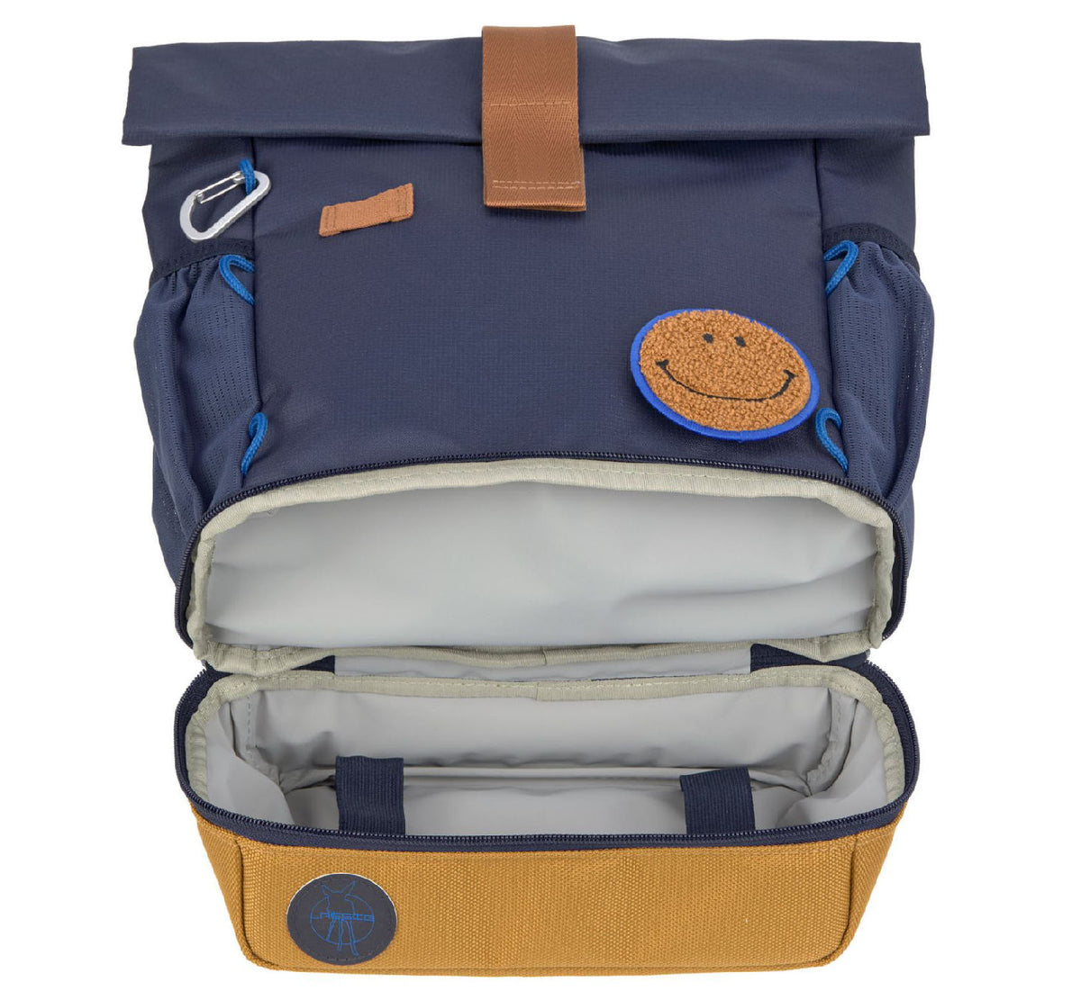 Rucksack "Mini Rolltop Little Gang Navy"