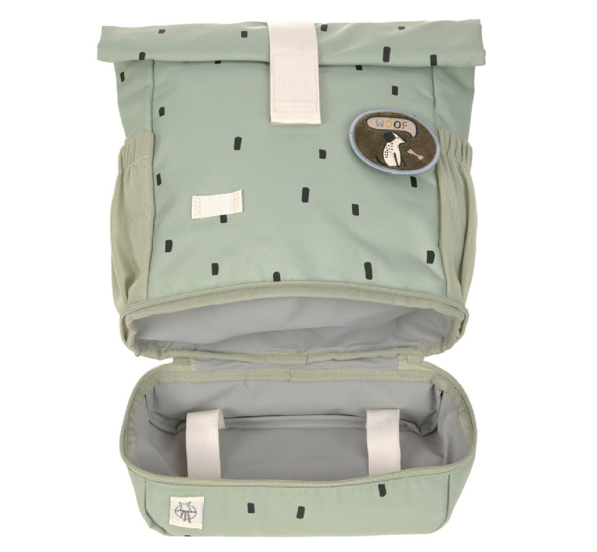 Rucksack "Mini Rolltop Happy Prints Olive”