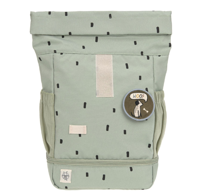 Rucksack "Mini Rolltop Happy Prints Olive”