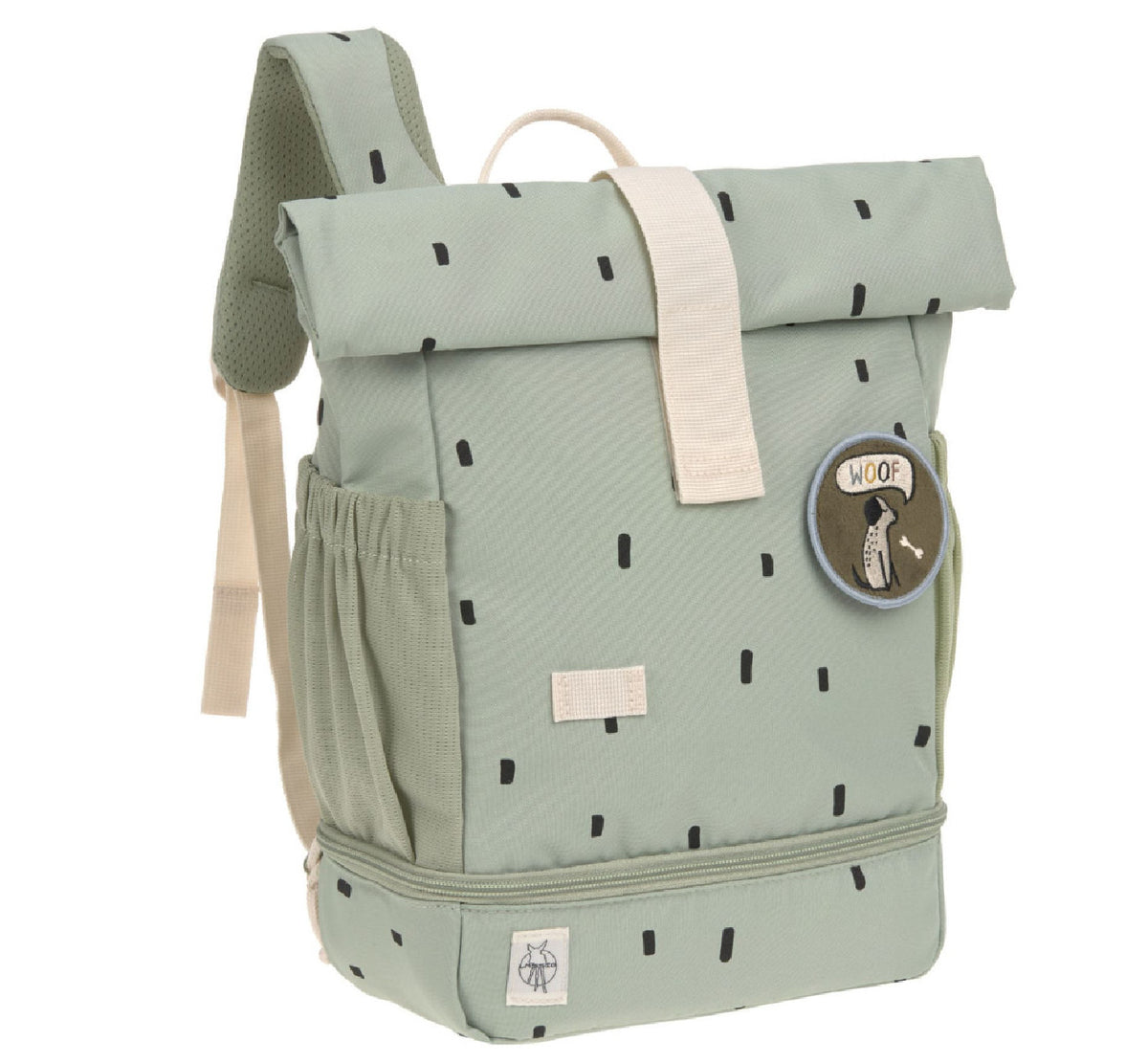 Rucksack "Mini Rolltop Happy Prints Olive”