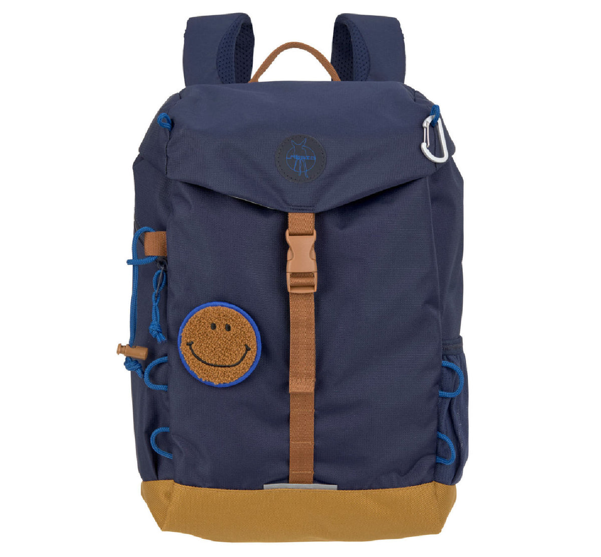 Backpack "Mini Rolltop Happy Prints Dark Blue"