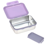 lunch box stainless steel "Little Gang Heart Lilac"