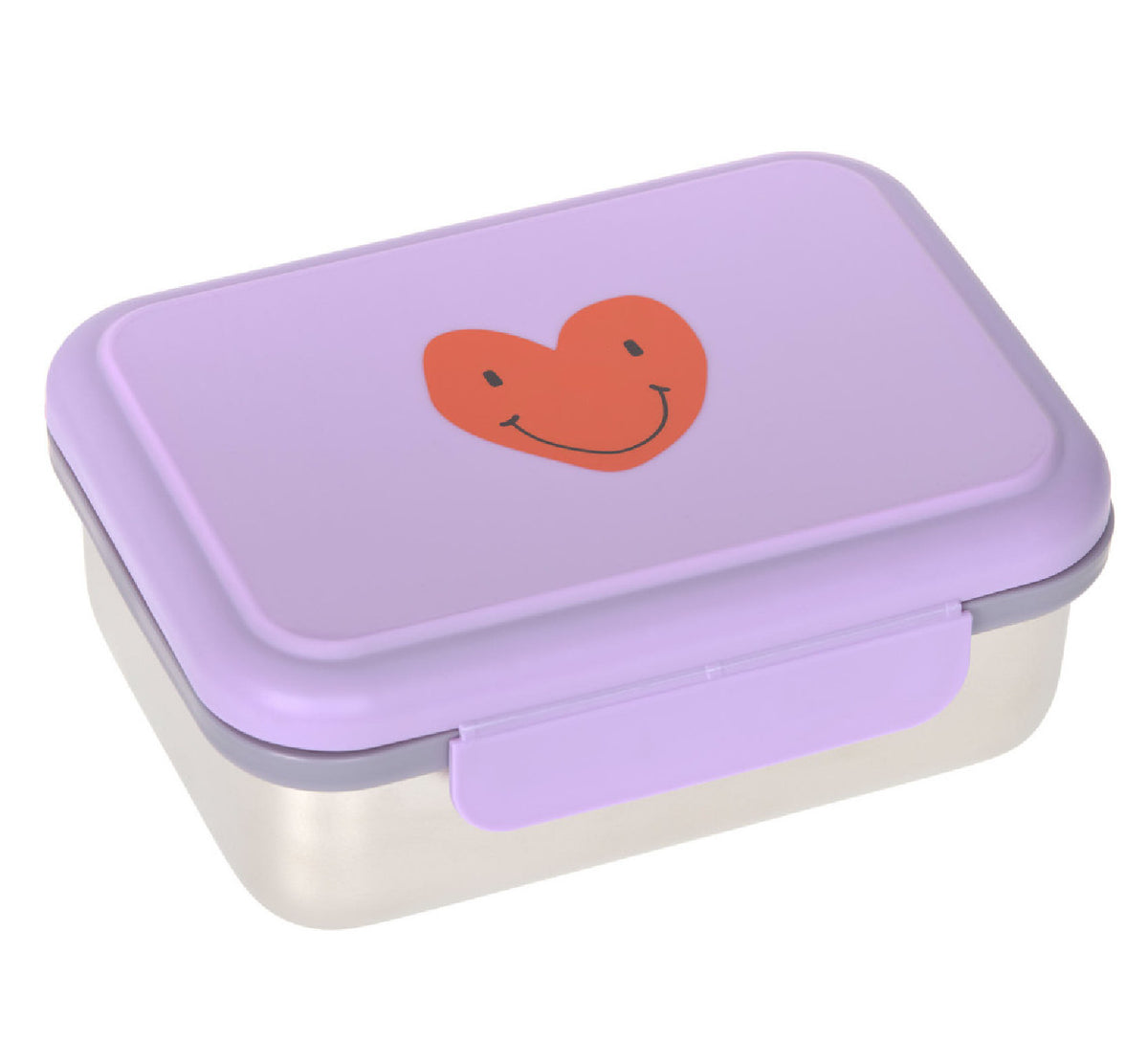 lunch box stainless steel "Little Gang Heart Lilac"