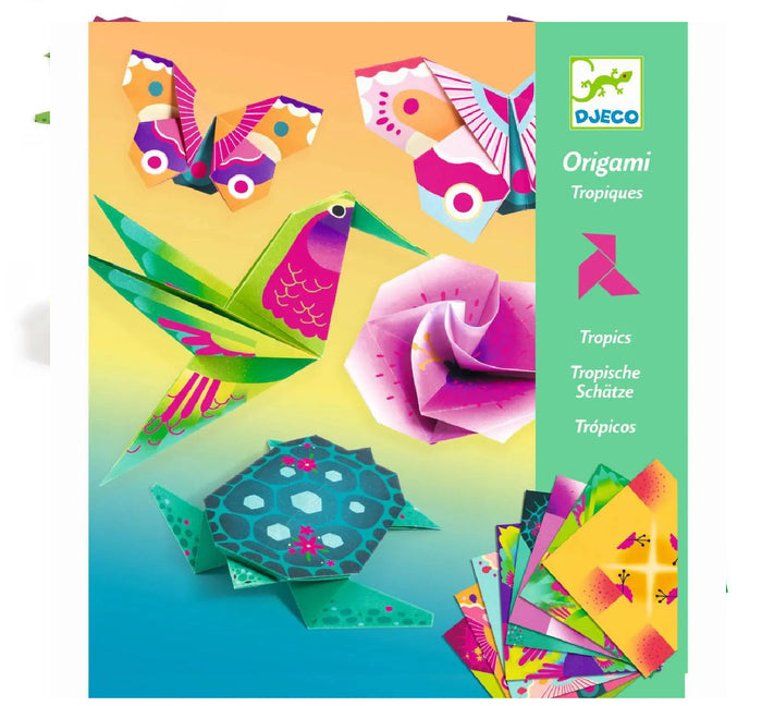 Bastelset "Origami: Tropics"