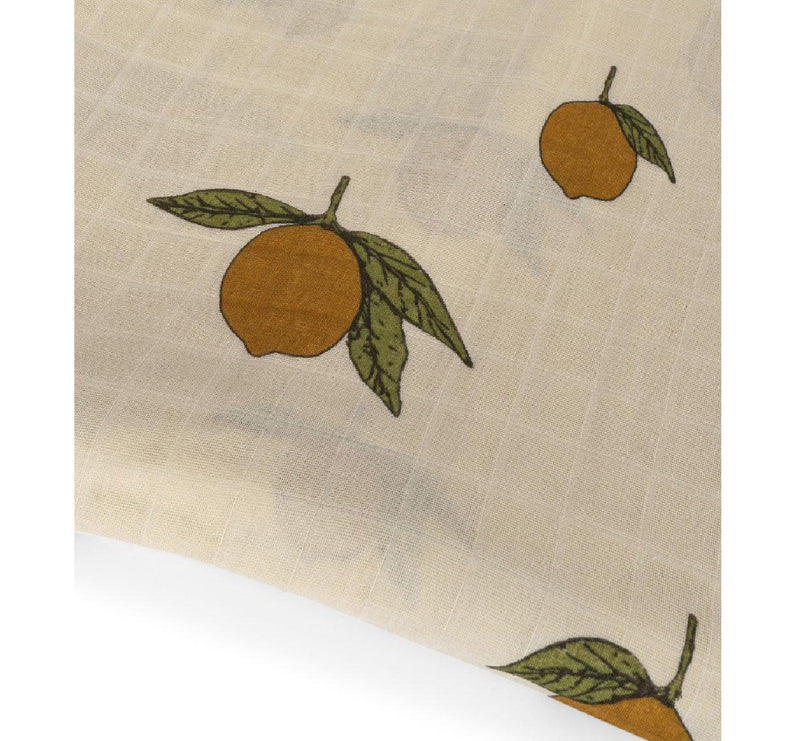 Large muslin cloth "Mon Grand Citron"