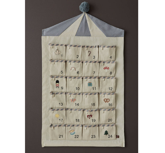 Adventskalender "Circus Beige / Blue"