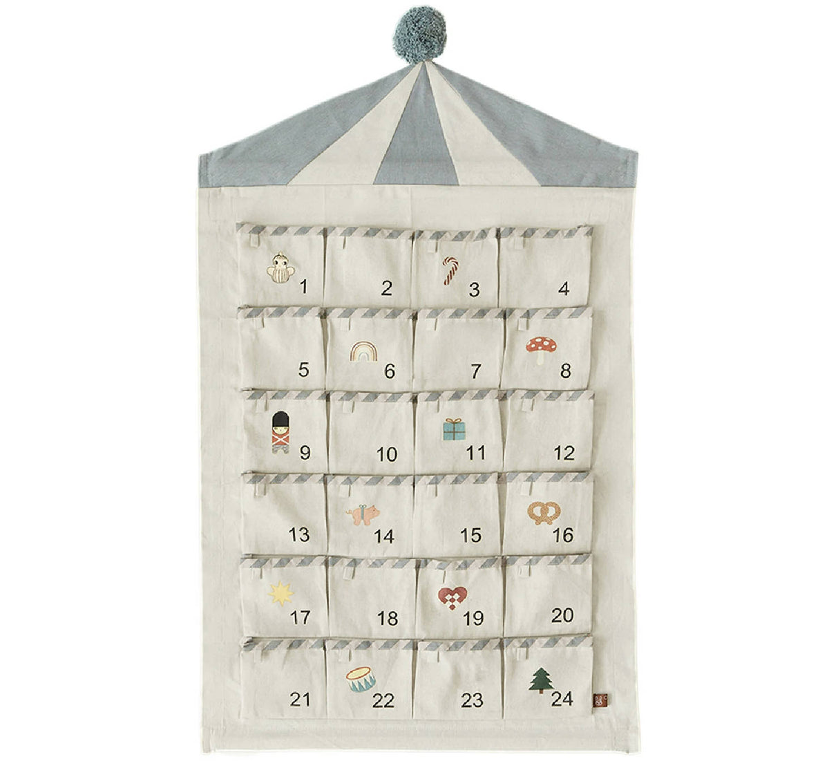 Adventskalender "Circus Beige / Blue"