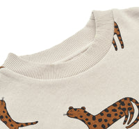 Sweatshirt "Thora Leopard / Sandy"