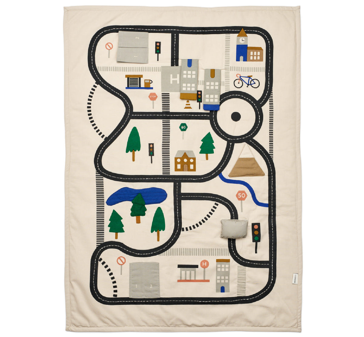 activity blanket "Adonna Road Map / Sandy" 