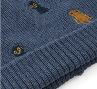 Beanie "Aster Robots / Indigo Blue"