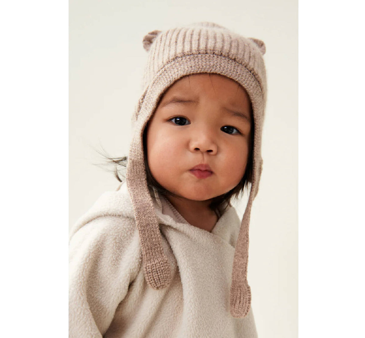 Baby hat “Aviana Oat Melange”